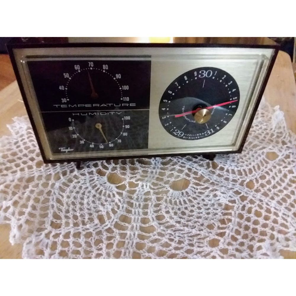 Vintage Taylor Instrumental Companies Desktop Weather Station